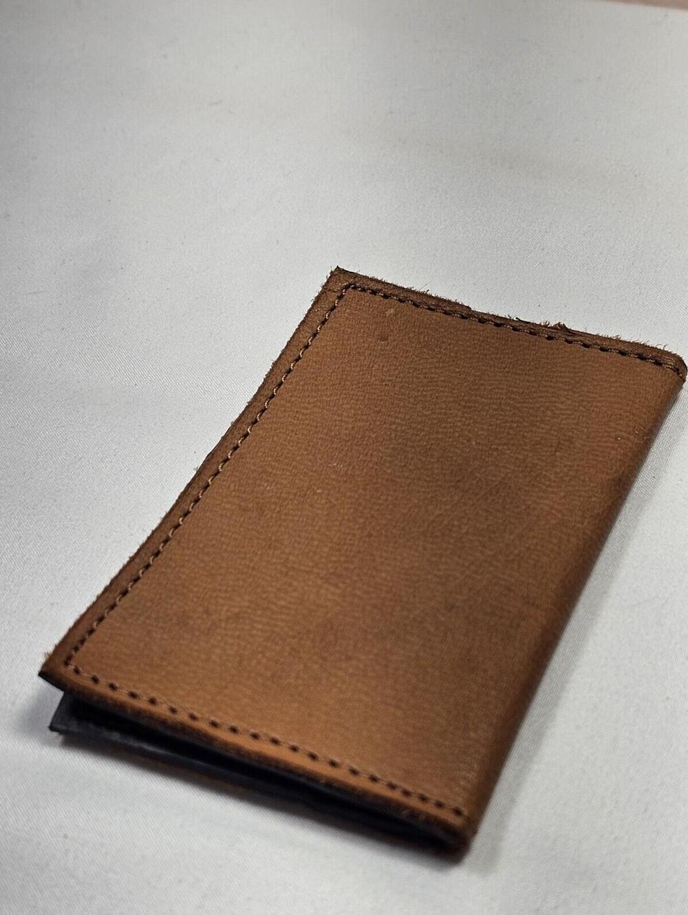 Deux Mains Cardholder Wallet Artisan Handmade Fair Trade Genuine Leather - Picture 5 of 8